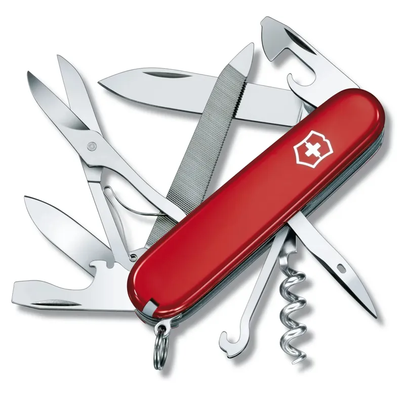 Victorinox Mountaineer Swiss Army Knife in Red